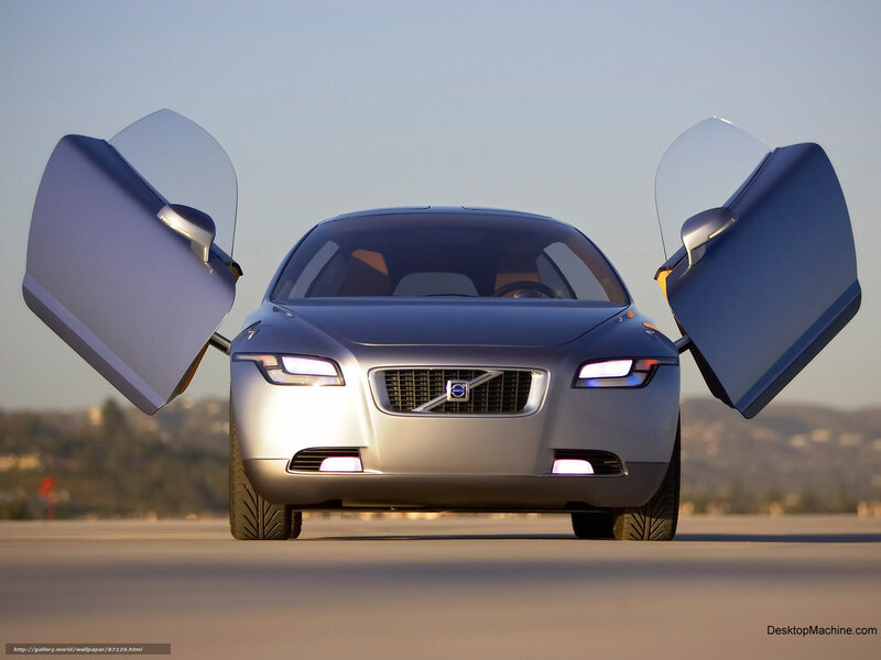 Volvo concept car with gullwing doors
