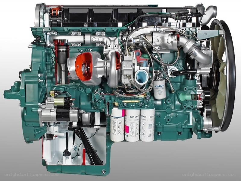 Volvo engine assembly
