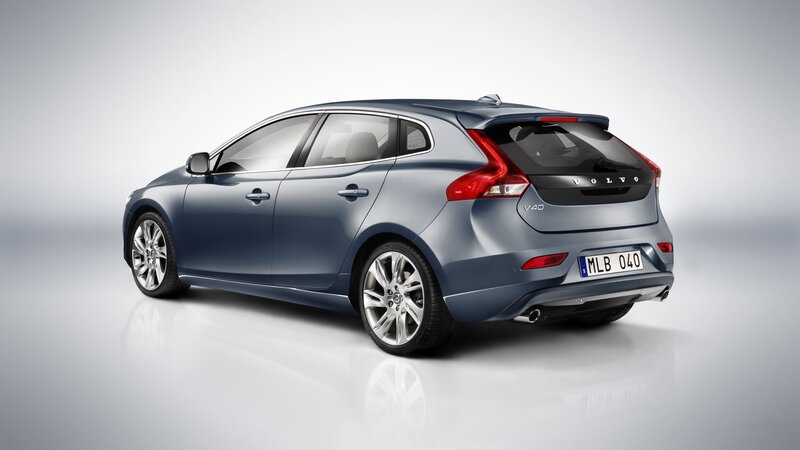 Volvo V40 hatchback rear view