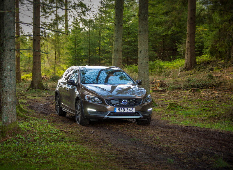 Volvo V60 Cross Country in forest