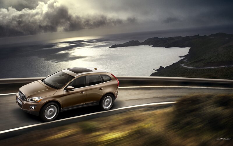 Volvo XC60 on coastal road