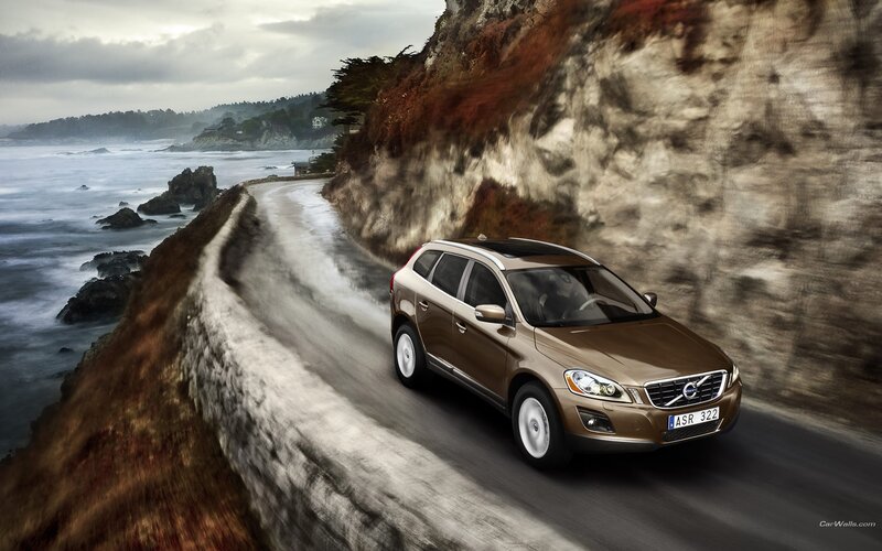 Volvo XC60 on coastal road