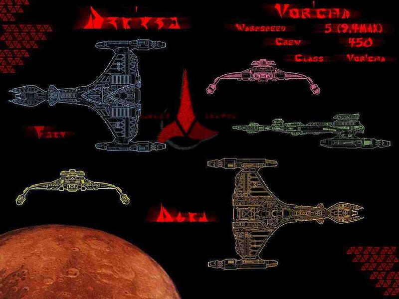 Vor'cha class starship schematics