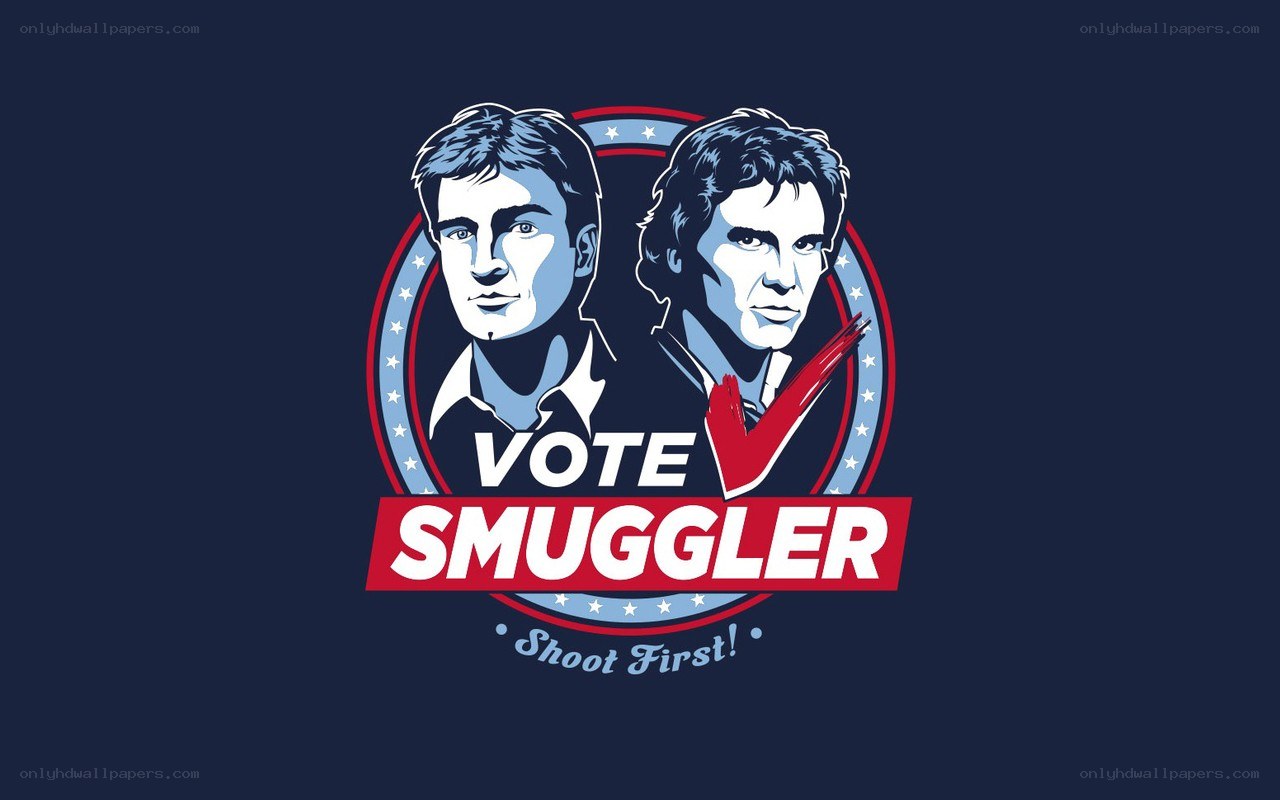 Vote Smuggler campaign art
