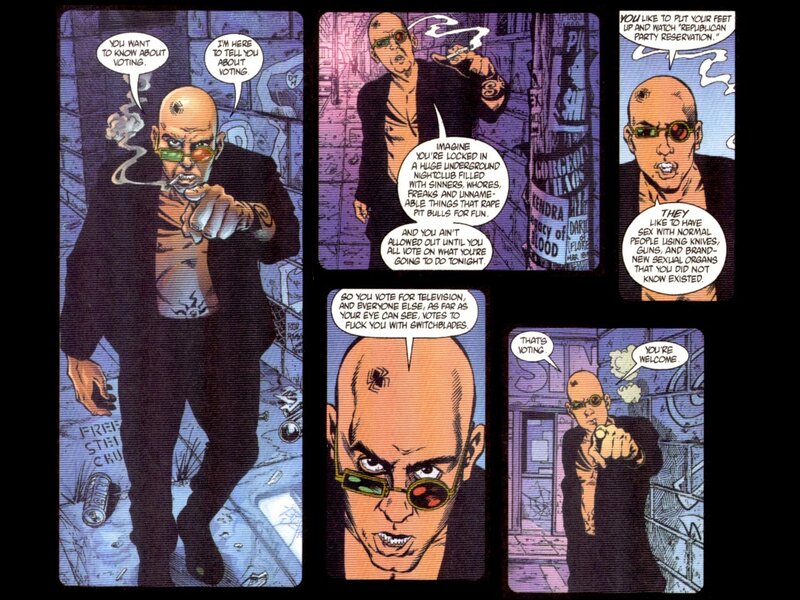 voting metaphor comic panel