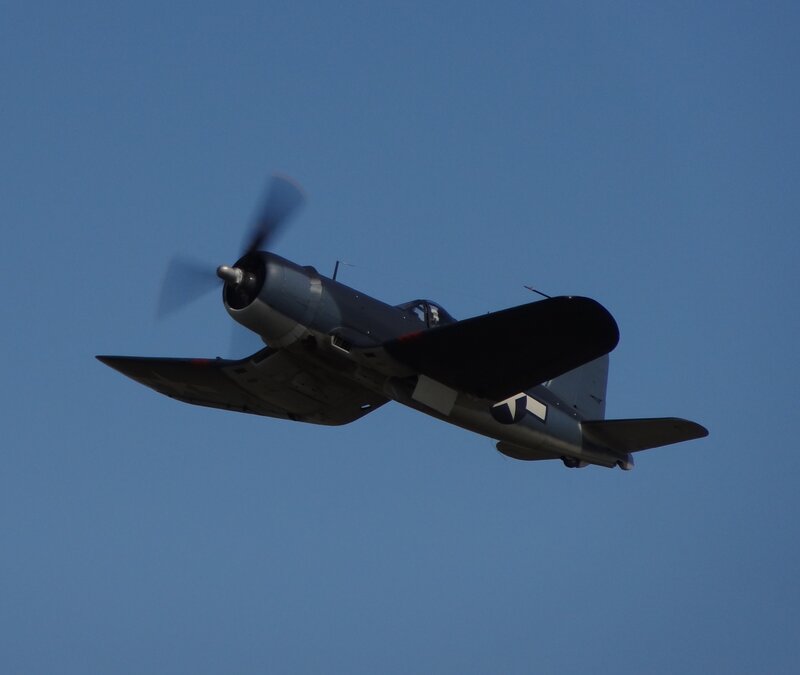 Vought F4u Corsair — Blue, Clear