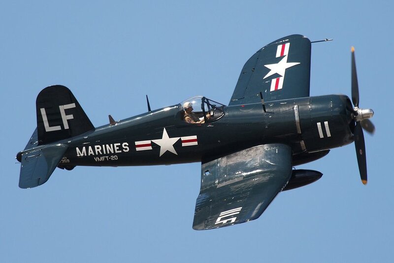Vought F4u Corsair — Blue