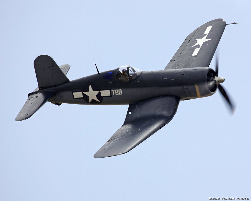 Vought F4u Corsair — Gray, Dynamic, Afternoon