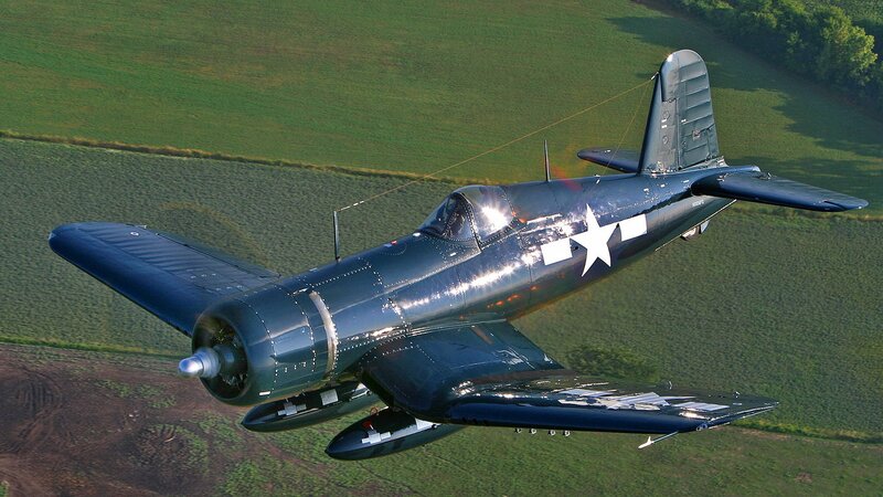 Vought F4U Corsair in flight