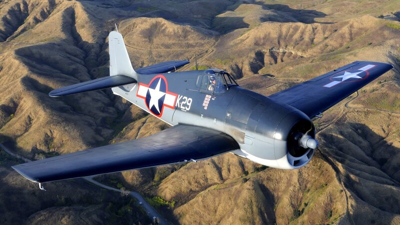 Vought F4U Corsair in flight