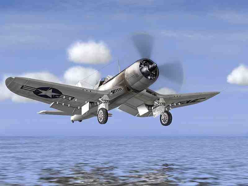 Vought F4U Corsair in flight