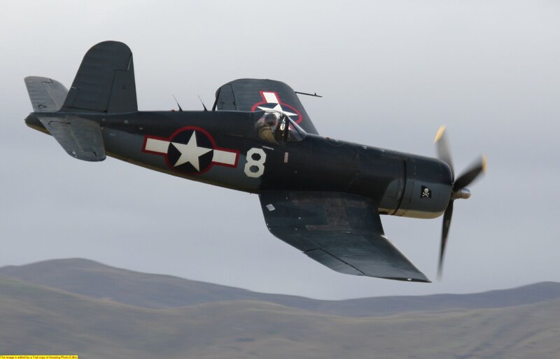 Vought F4U Corsair in flight