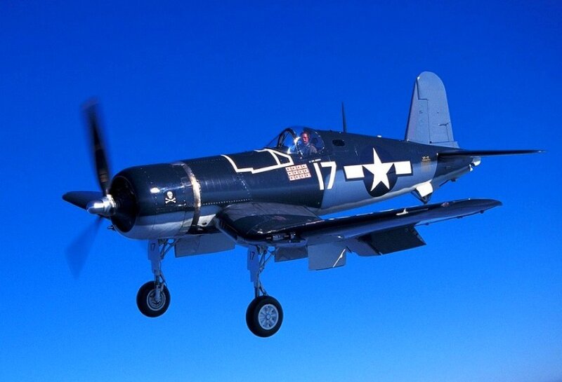 Vought F4U Corsair in flight
