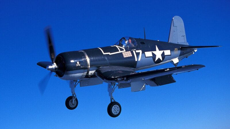 Vought F4U Corsair in flight
