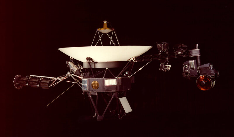 Voyager spacecraft model
