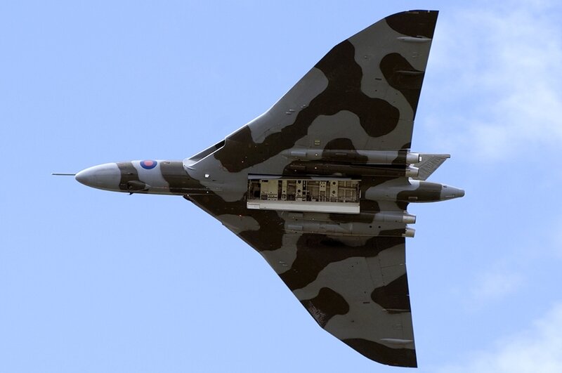 Vulcan Bomber Aircraft — Blue