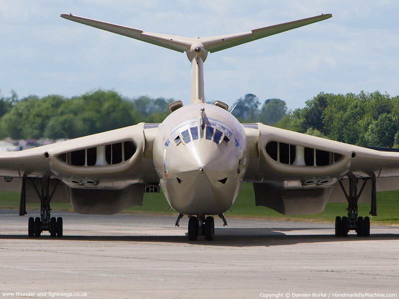Vulcan Bomber Aircraft — Gray, Calm