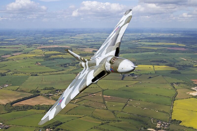 Vulcan Bomber Aircraft — Green, Serene