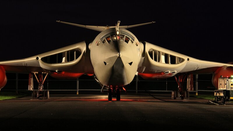 Vulcan Bomber Aircraft — White