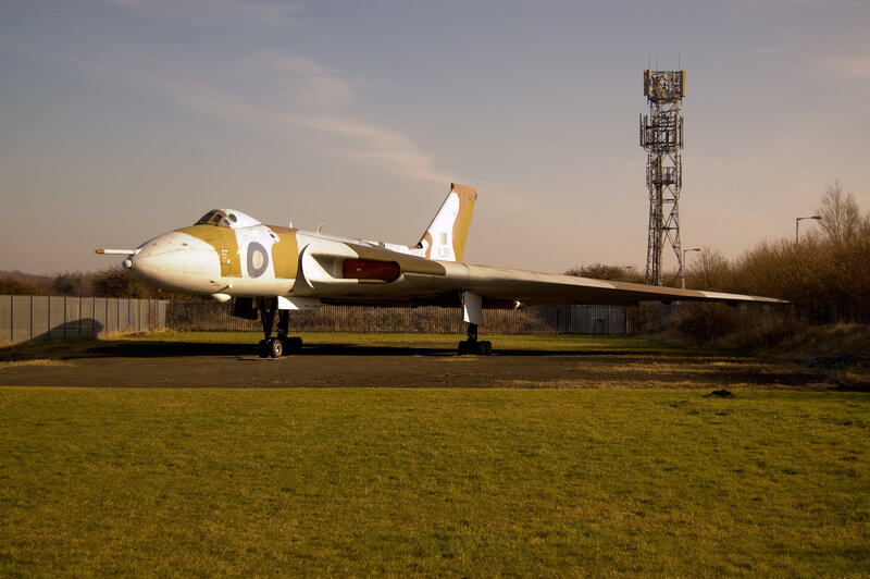 Vulcan bomber on display
