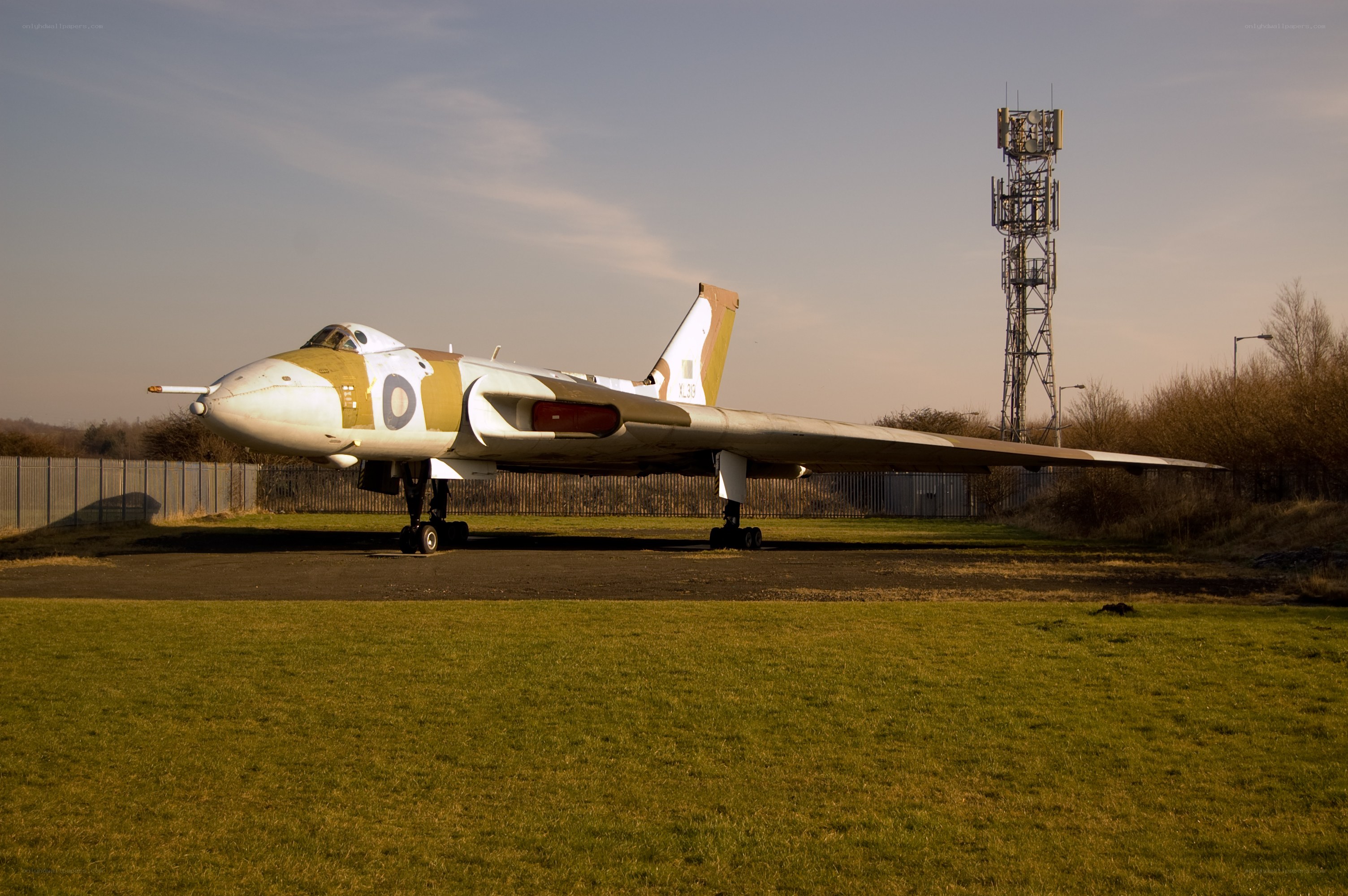 Vulcan bomber on display