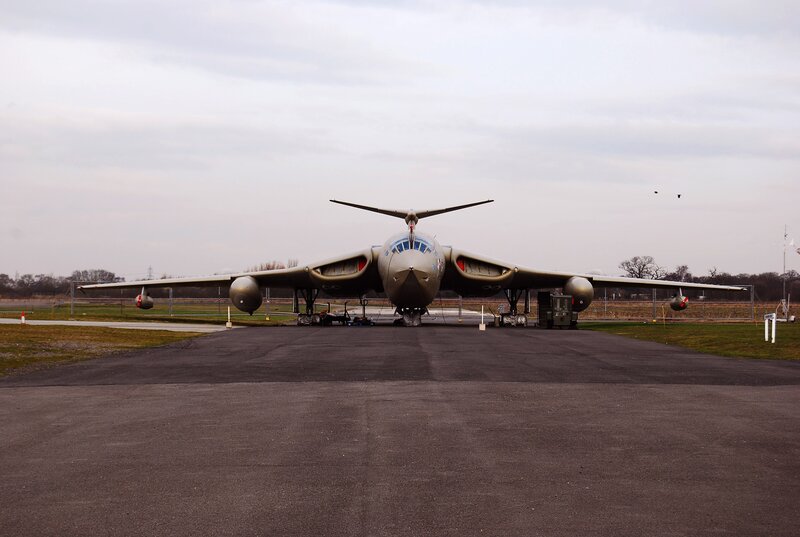 Vulcan bomber on display