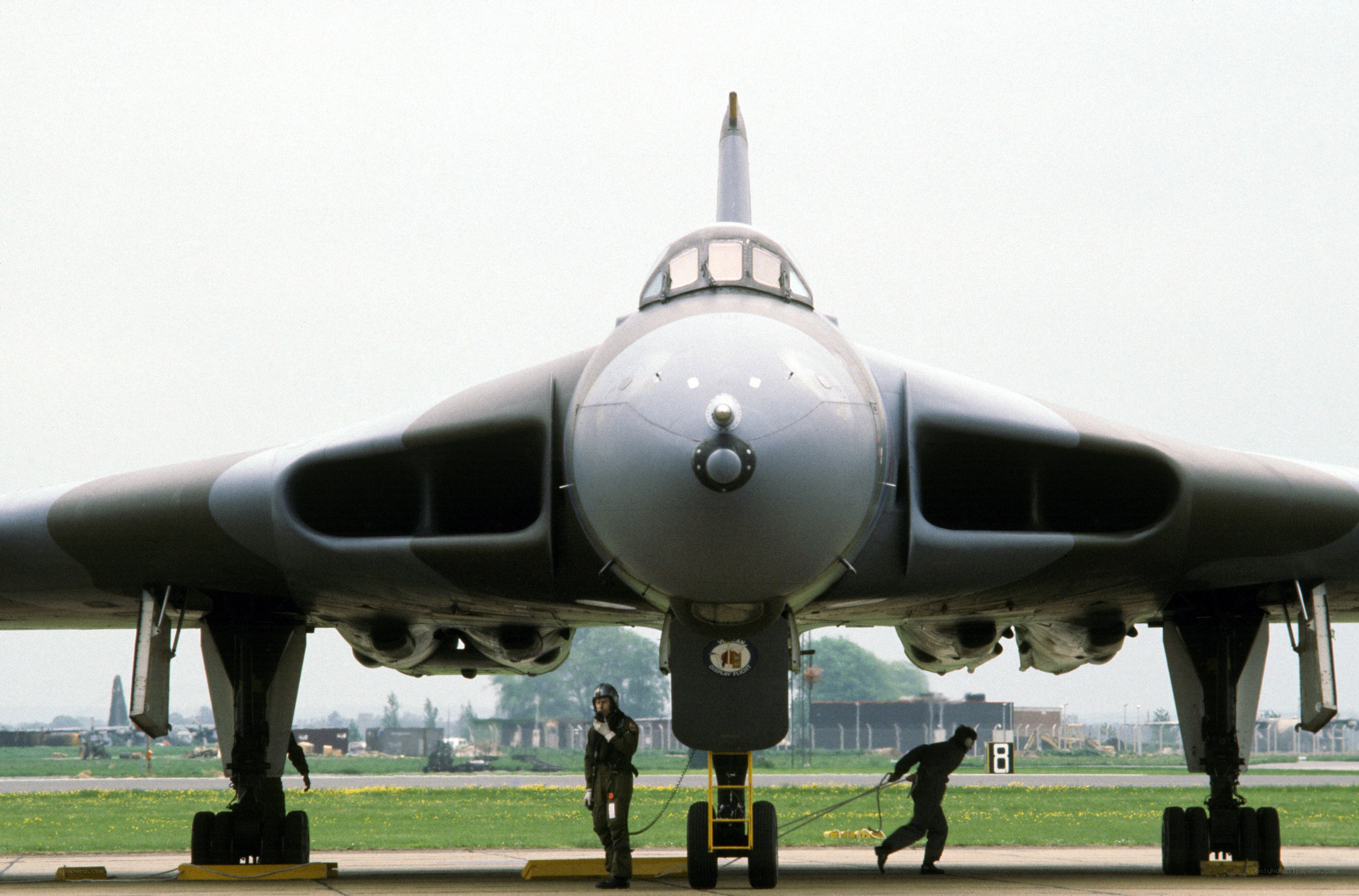 Vulcan bomber on tarmac