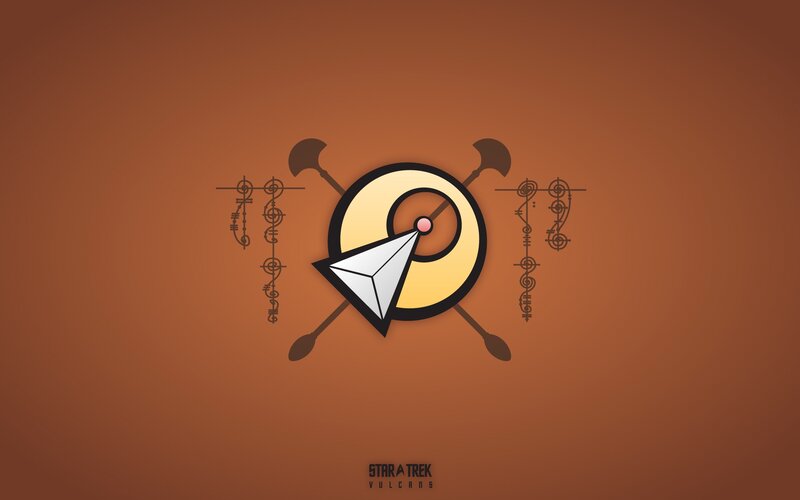 Vulcan Symbol with Weapons