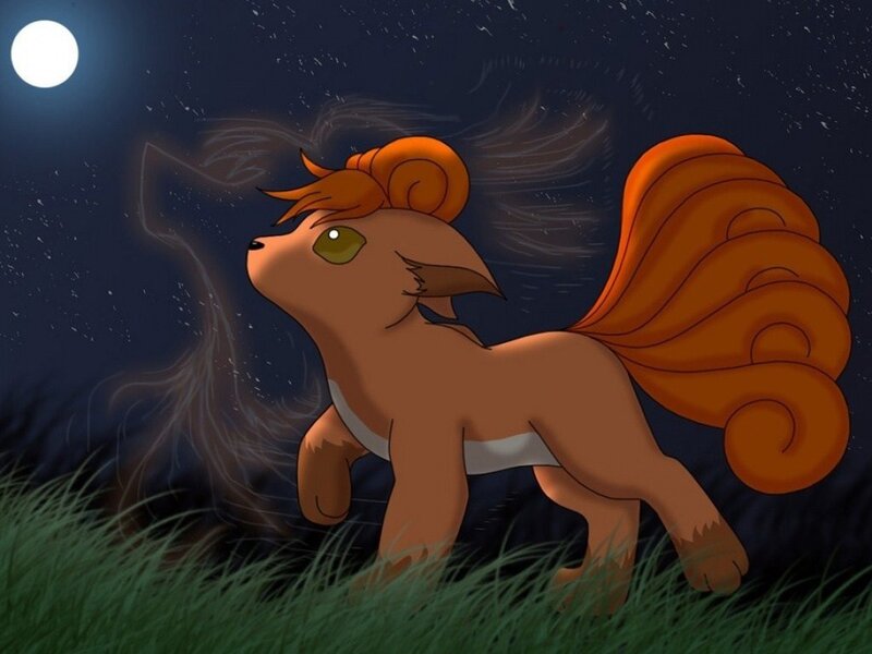 Vulpix in Grass