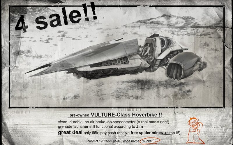 Vulture-Class Hoverbike for Sale