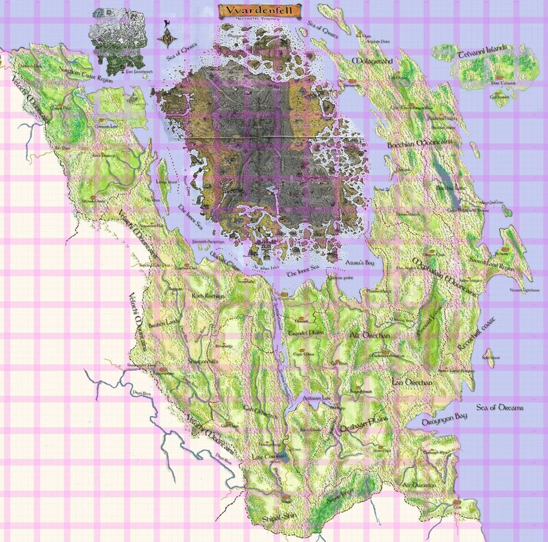 Vvardenfell map from The Elder Scrolls