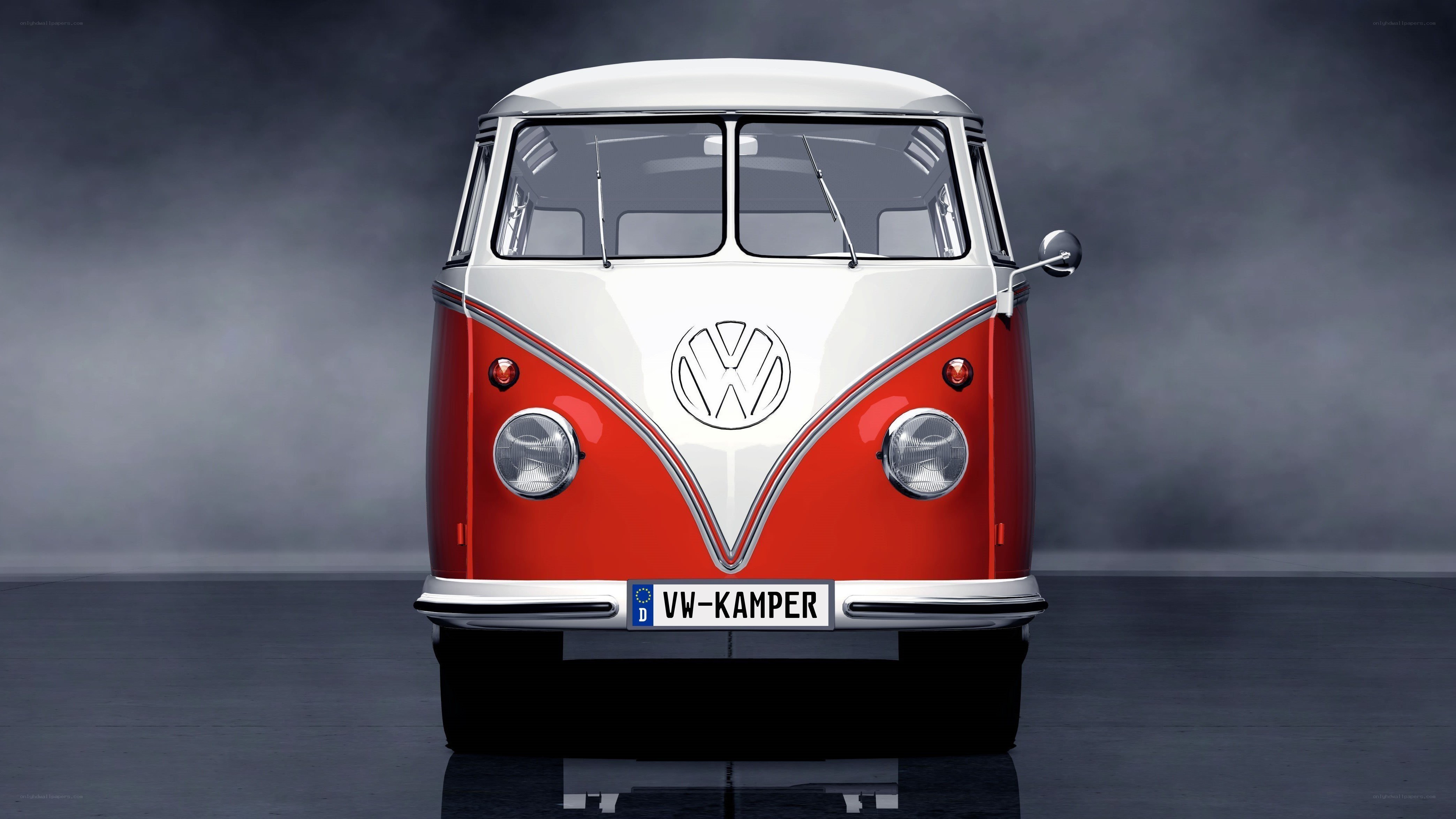 VW Kombi van front view