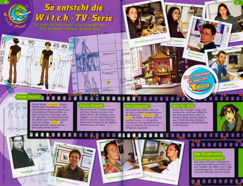 W.I.T.C.H. TV Series Production