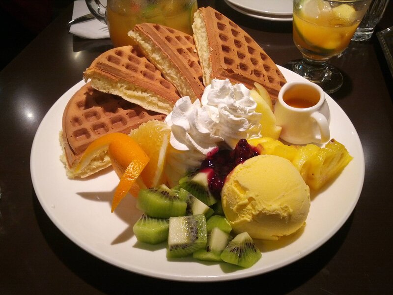 Waffle Dessert Plate