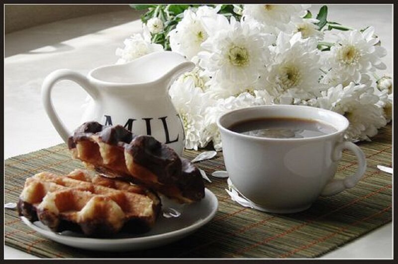 Waffles and Coffee