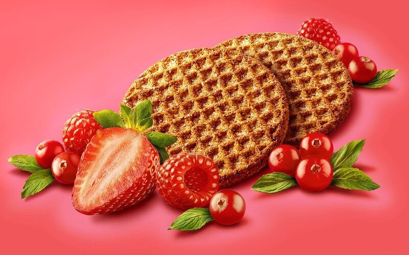 Waffles with Berries