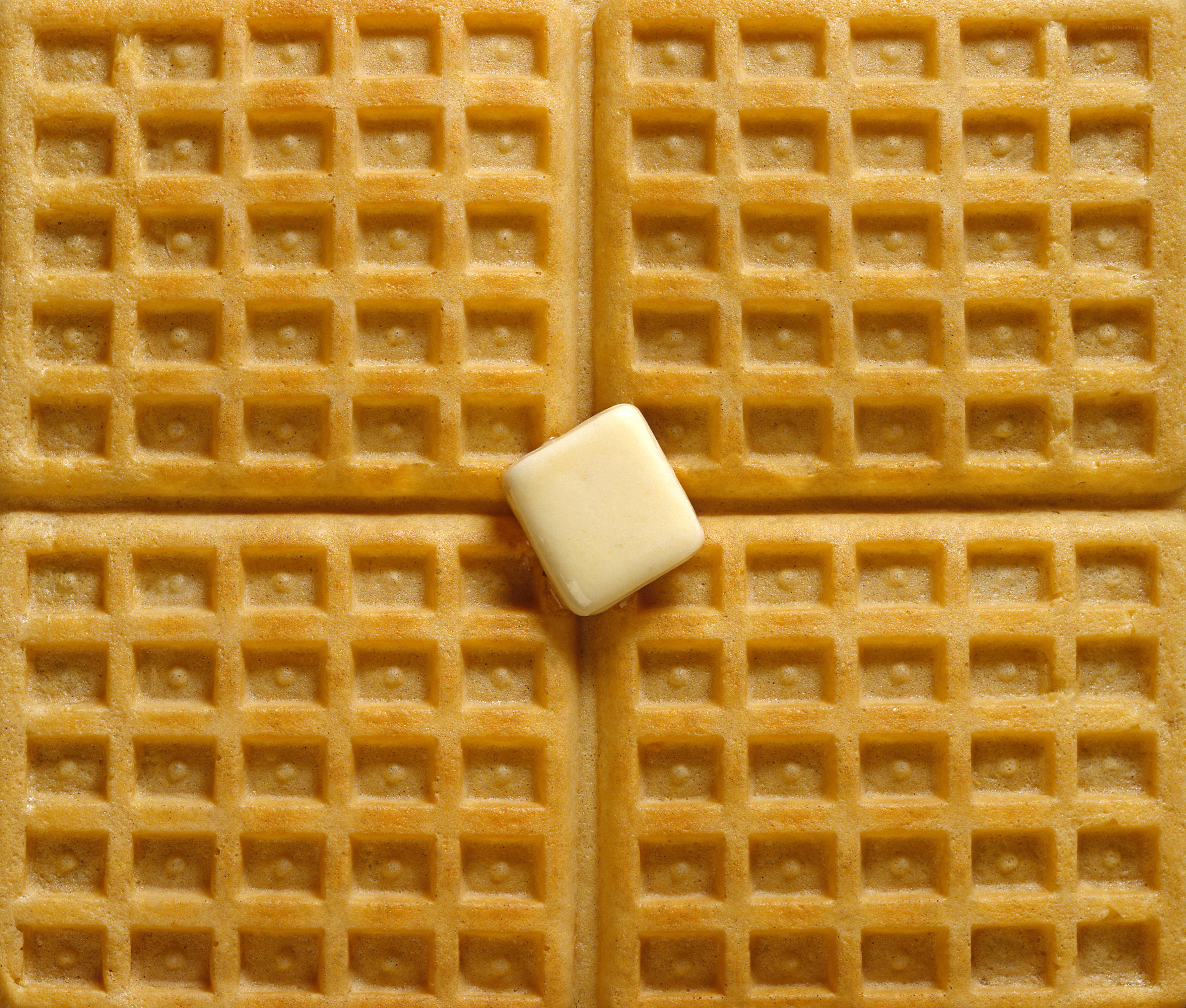 waffles with butter