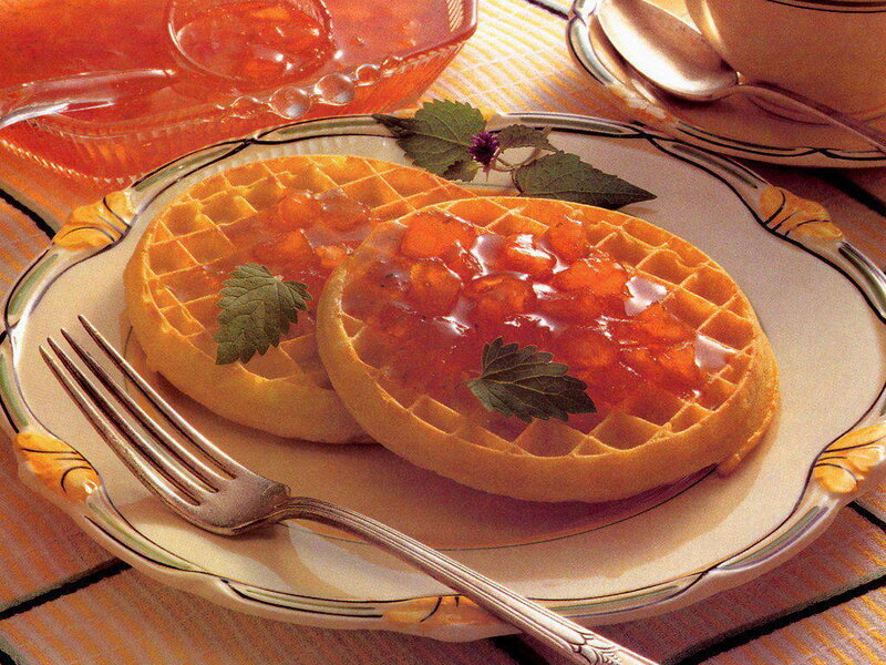 Waffles with Jam
