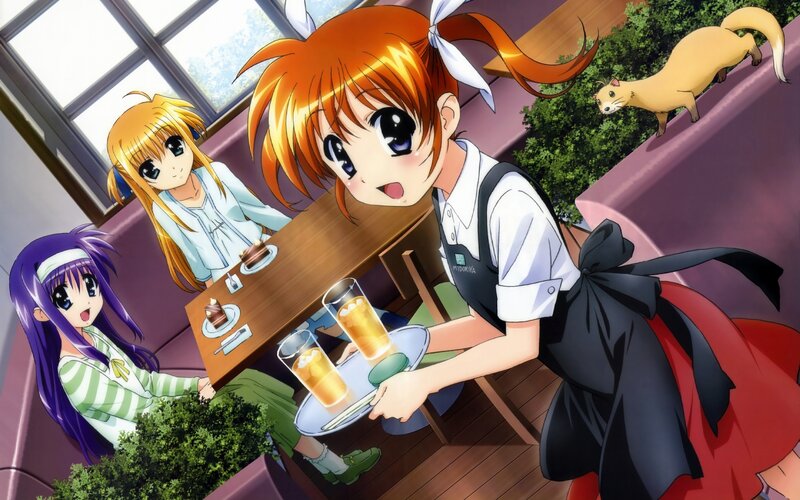 Waitress Serving Drinks