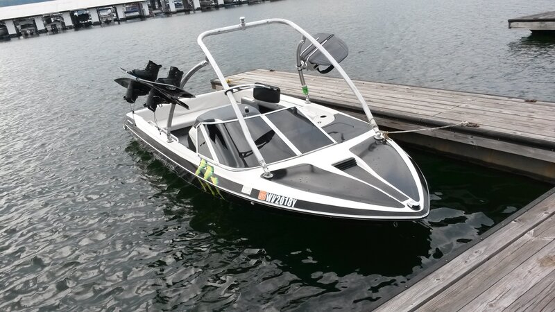 Wakeboard Boat at Dock