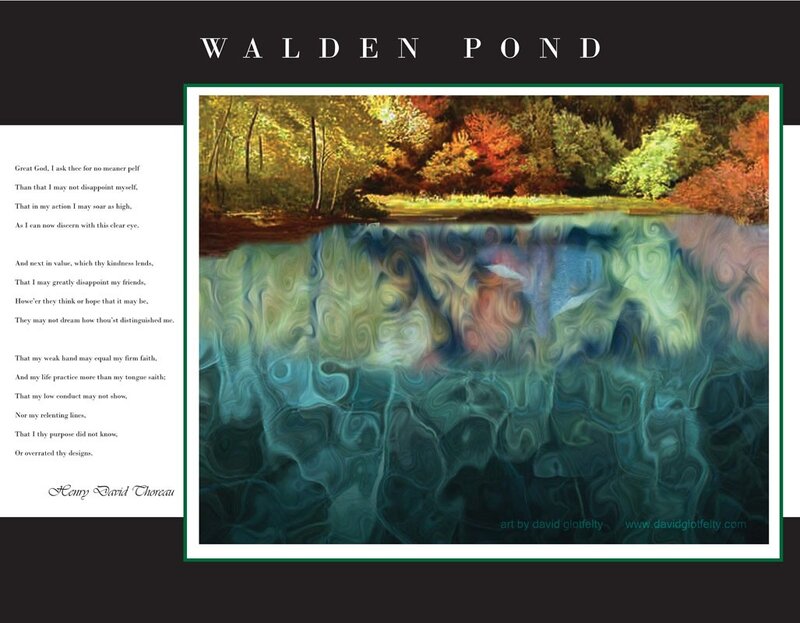 Walden Pond artwork