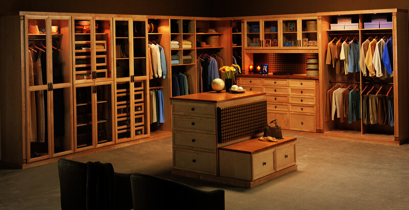 Walk-in Closet with Island