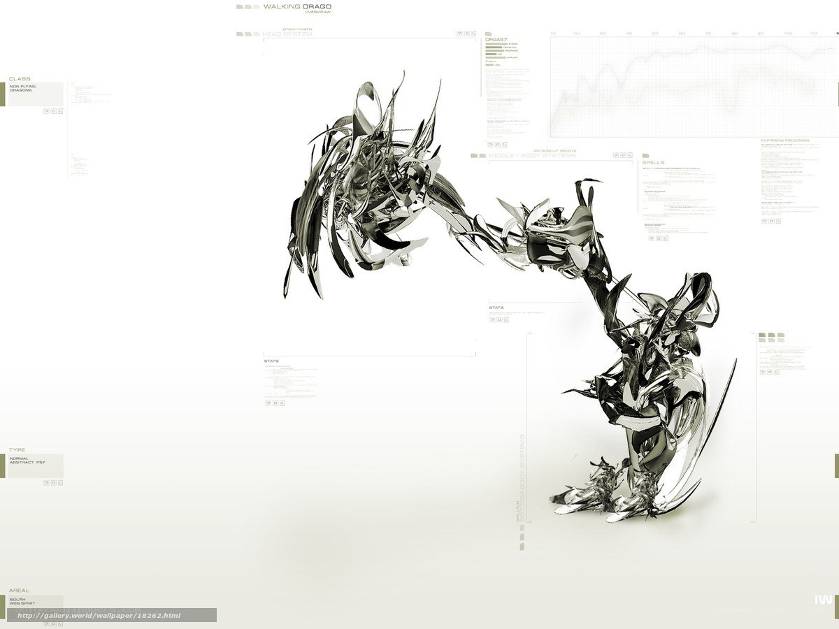Walking Drago concept art