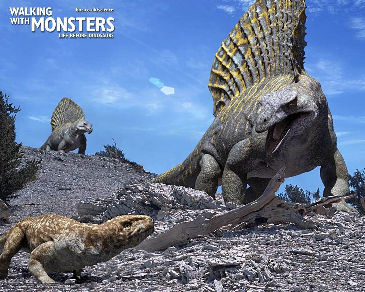Walking with Monsters scene