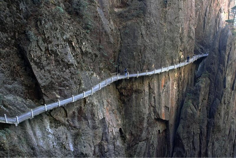 Walkway on Cliff Face