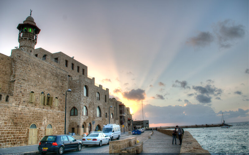 Walkway to Jaffa Port