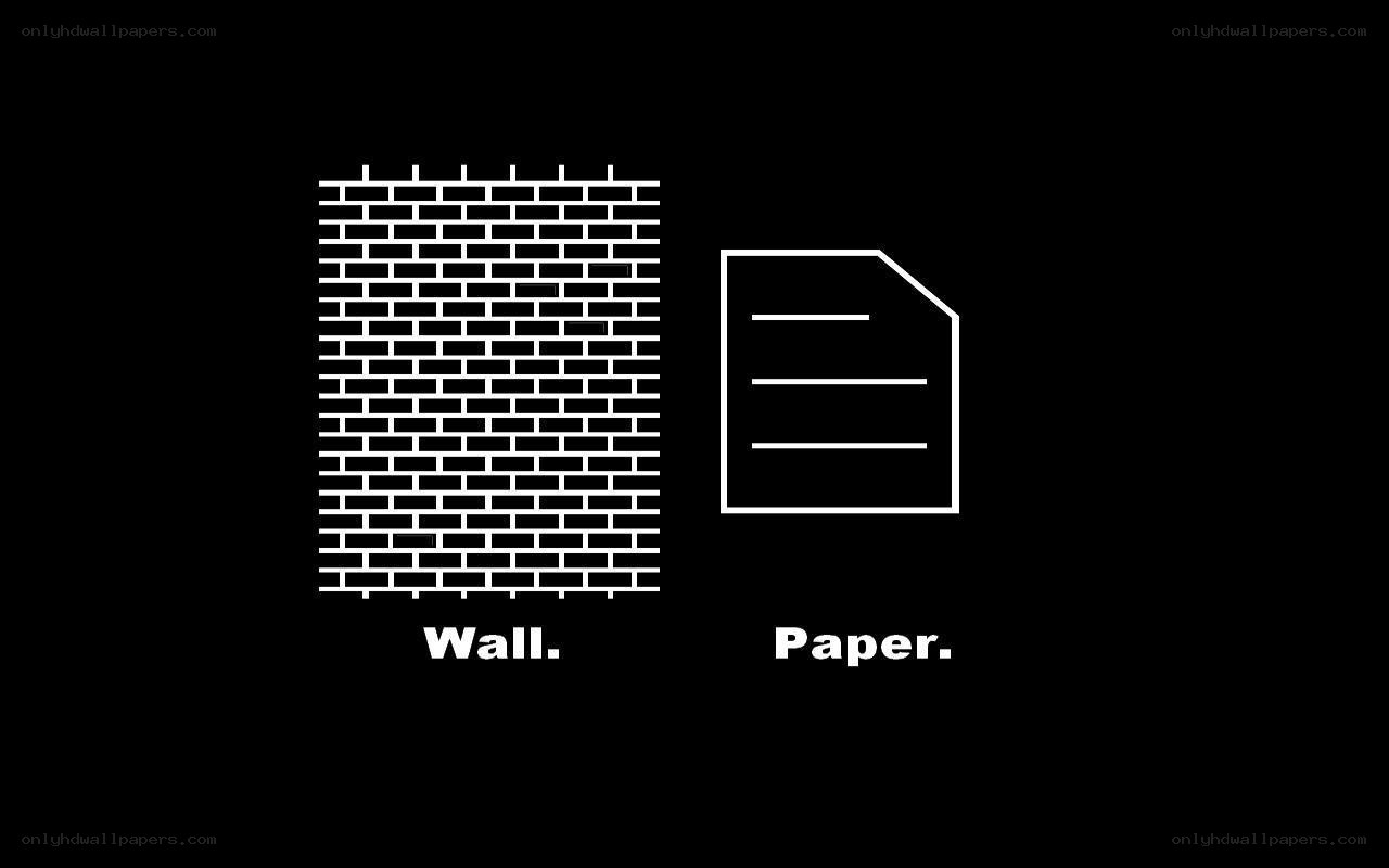 Wall and paper icons