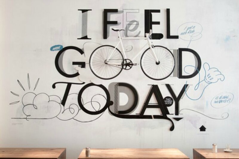 Wall Art with Bicycle