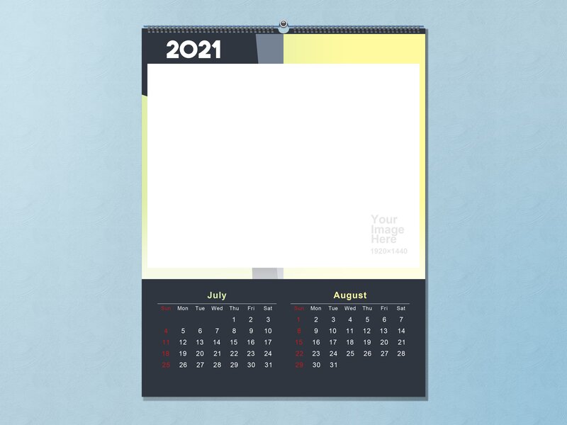 Wall Calendar for 2021