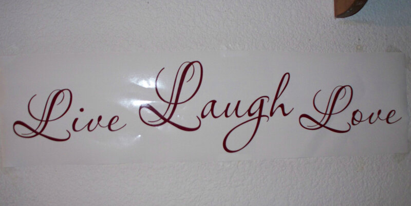 Wall Decal with Text